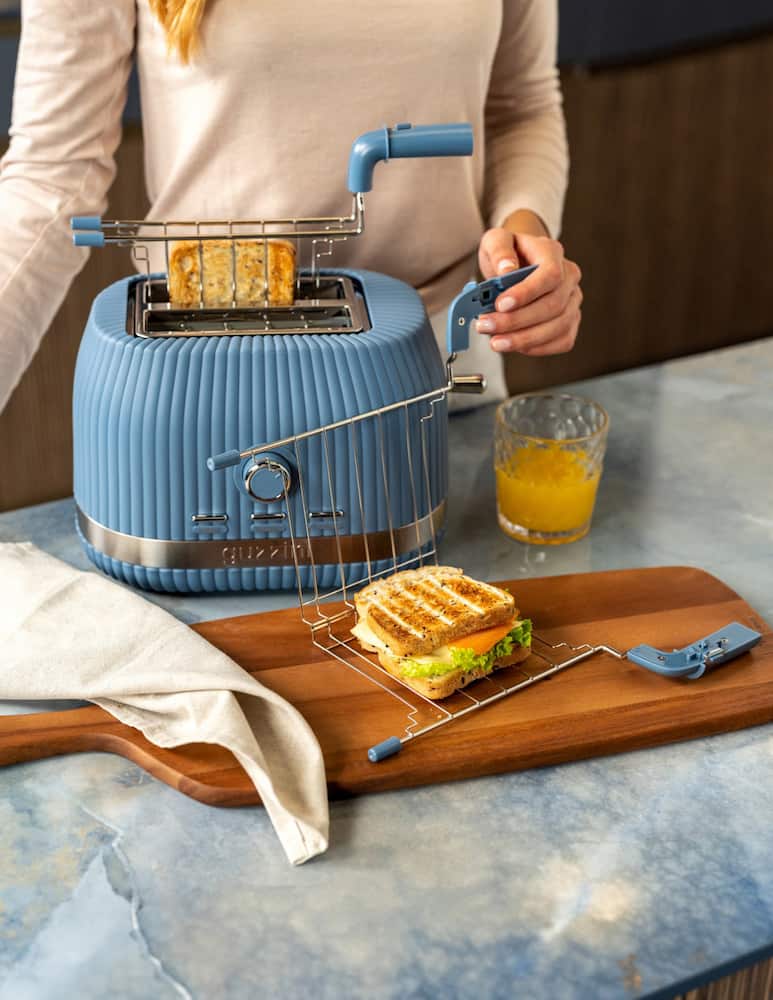 Guzzini Toaster Sous Chef with tongs and warming rack - picture 5 Guzzini Toaster Sous Chef with tongs and warming rack - picture 5