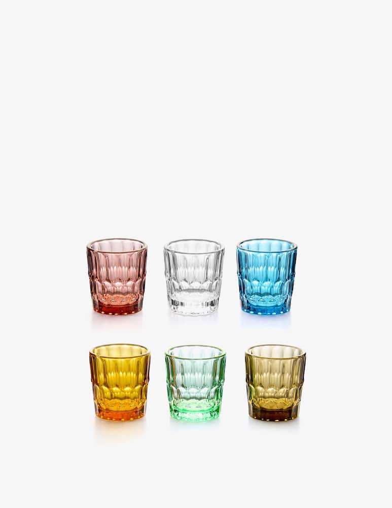 rinascente Guzzini Vanity Set of 6 Liqueur Glasses