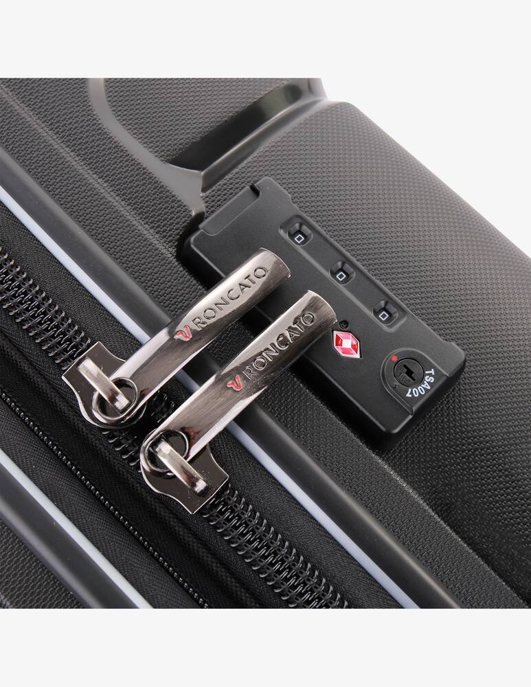 rinascente Roncato Flight Dlx Trolley Grande 79 Cm - Nero
