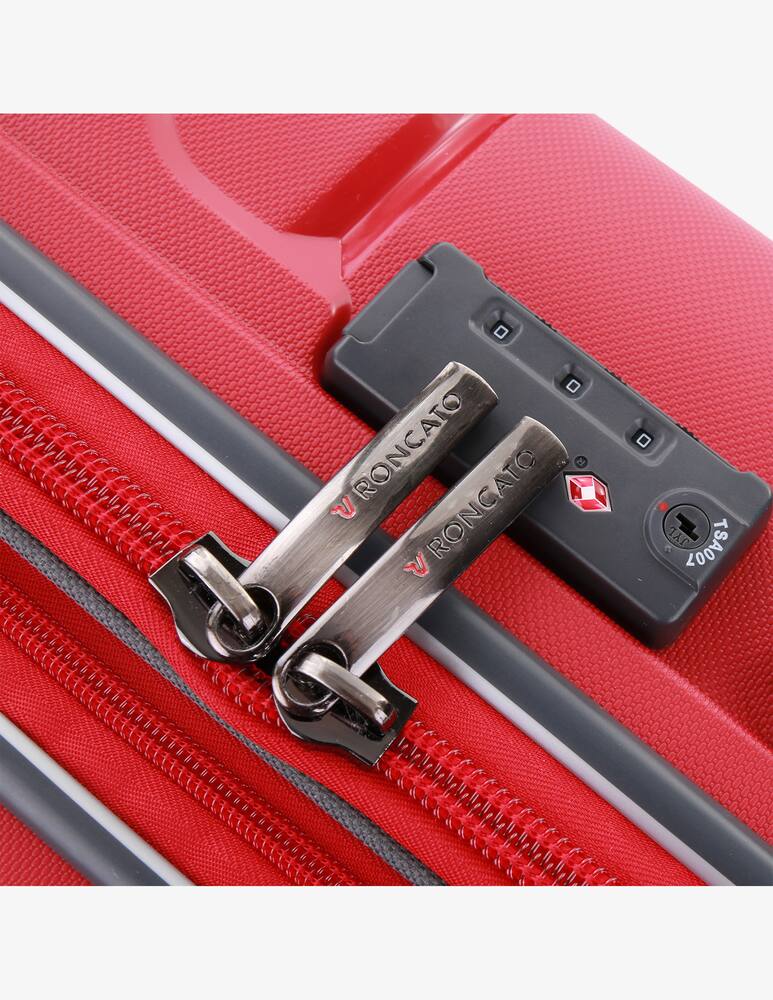 rinascente Roncato Flight Dlx Trolley Cabina 55 Cm - Rosso Scuro