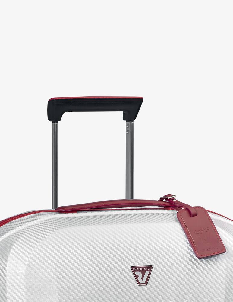 rinascente Roncato We Are Glam Trolley Large Bagaglio da Stiva - Bianco