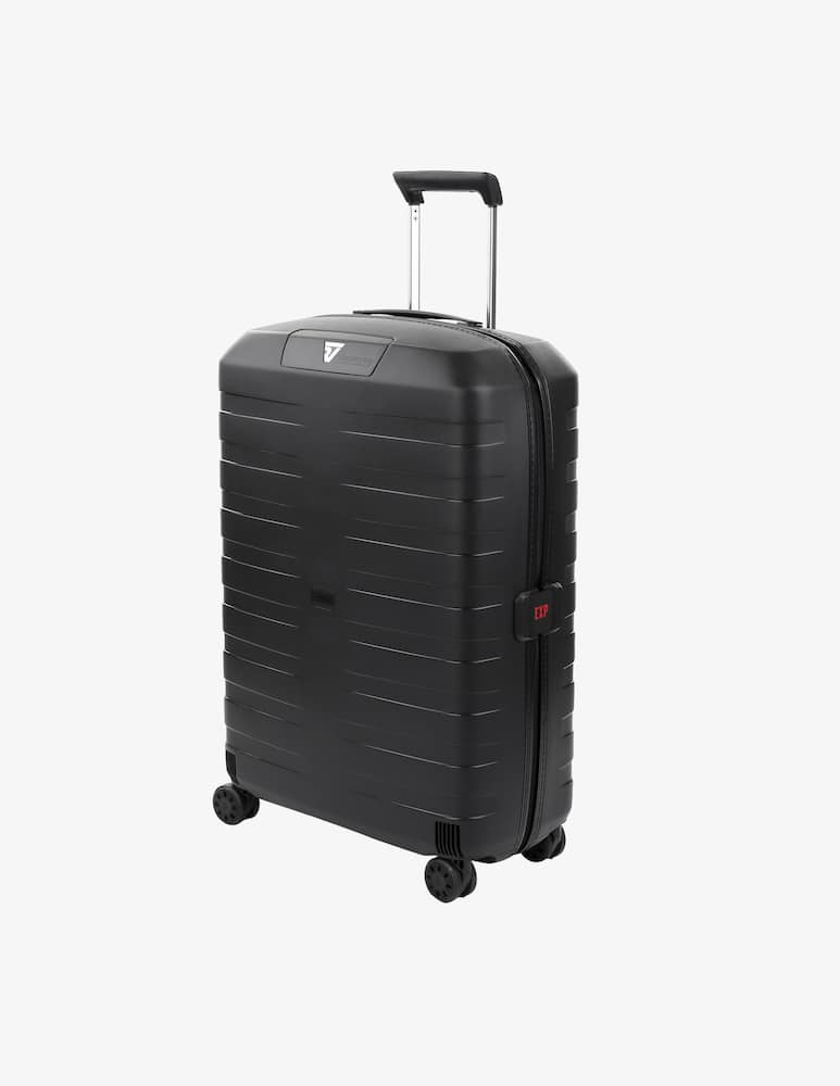 rinascente Roncato Box 4.0 Medium Trolley Exp.  Check-in Luggage - Black