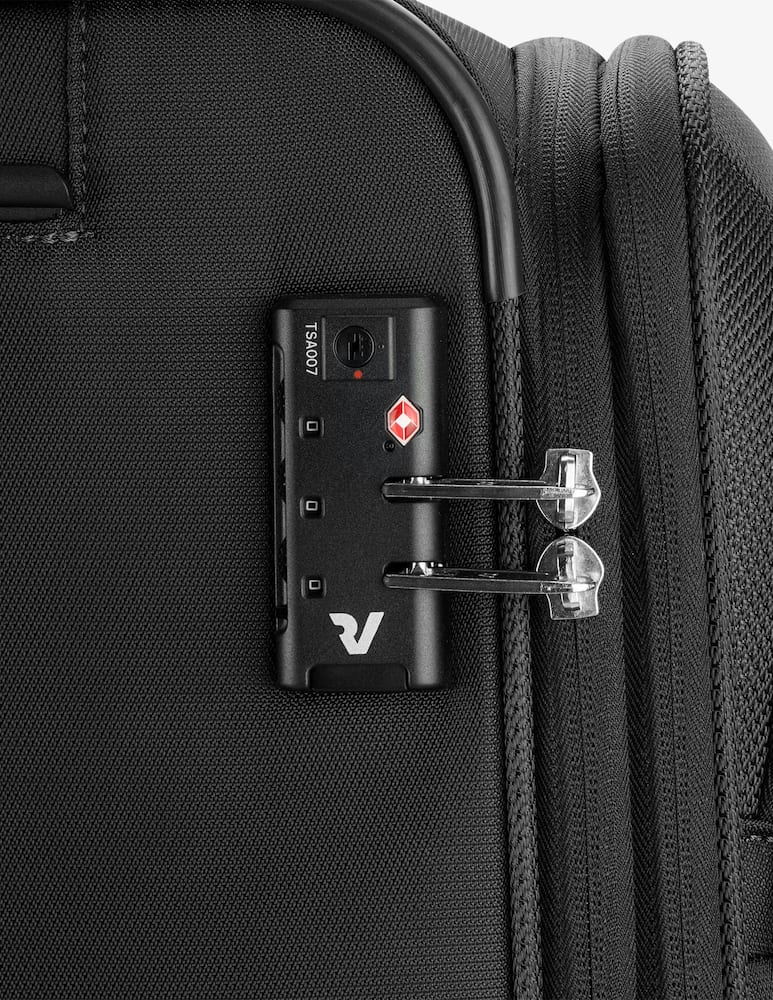 rinascente Roncato Joy Trolley Grande 4 Ruote Esp. Bagaglio da Stiva - Nero