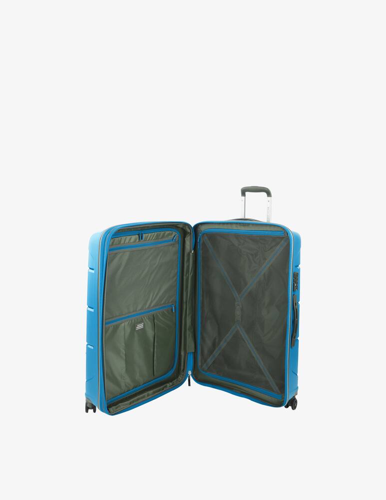 rinascente Roncato Flight Dlx Large Check In Luggage 79 Cm Expandable - Light blue