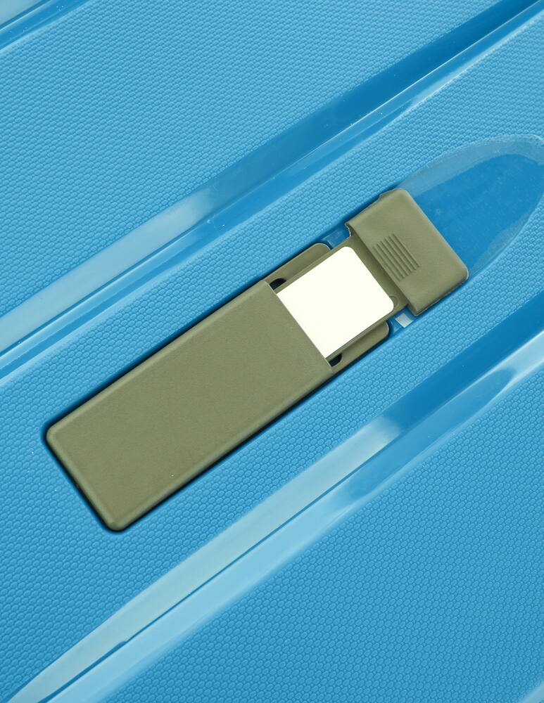 rinascente Roncato Flight Dlx Large Check In Luggage 79 Cm Expandable - Light blue