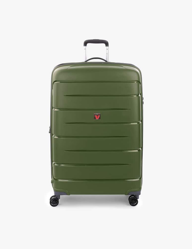 rinascente Roncato Flight Dlx Trolley Grande 79 Cm - Verde Militare