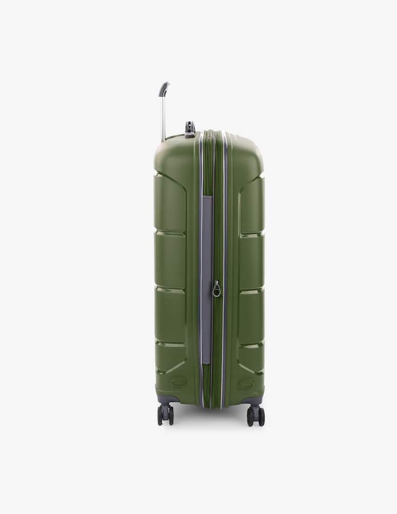 rinascente Roncato Flight Dlx Trolley Grande 79 Cm - Verde Militare