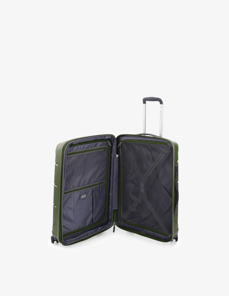 rinascente Roncato Flight Dlx Medium Check In Luggage 71 Cm Expandable - Green