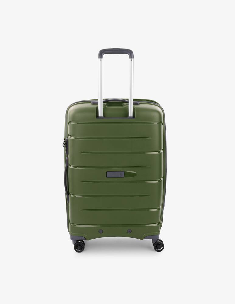 rinascente Roncato Flight Dlx Medium Check In Luggage 71 Cm Expandable - Green