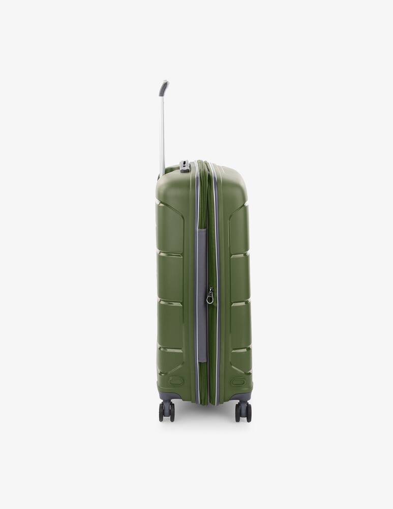rinascente Roncato Flight Dlx Medium Check In Luggage 71 Cm Expandable - Green