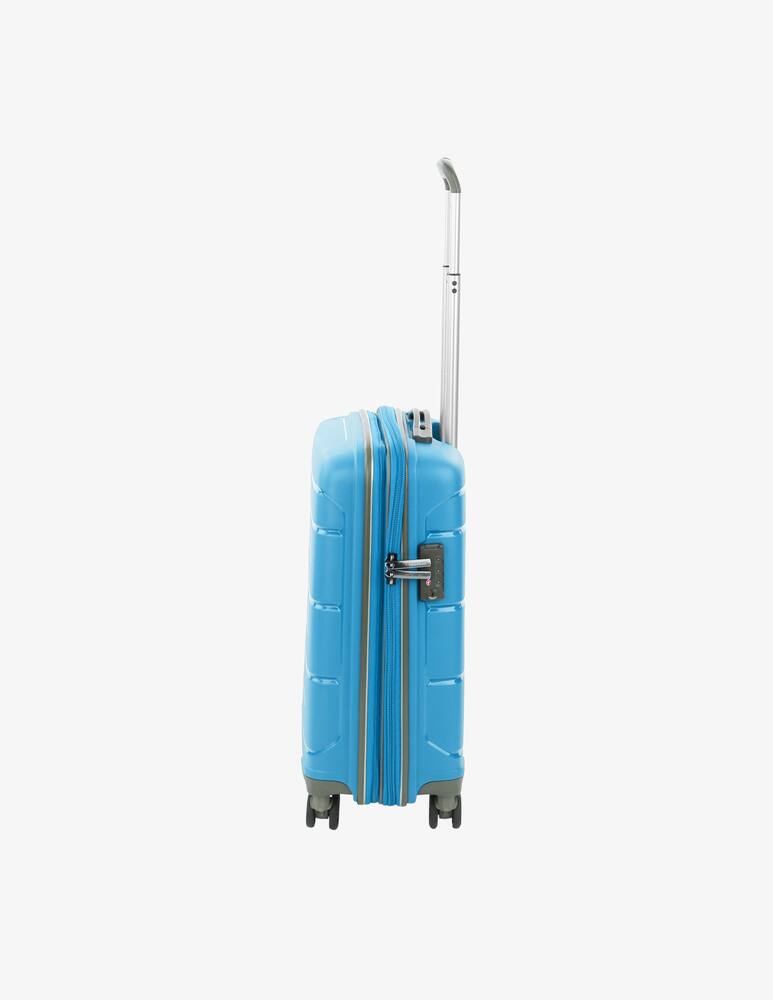 rinascente Roncato Flight Dlx Trolley Bagaglio A Mano 55X40X20/23 Cm Esp - Azzurro