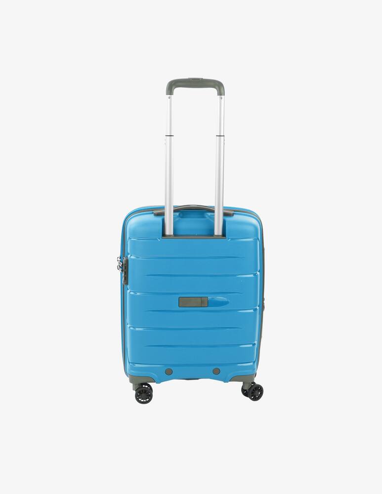 rinascente Roncato Flight Dlx Trolley Bagaglio A Mano 55X40X20/23 Cm Esp - Azzurro