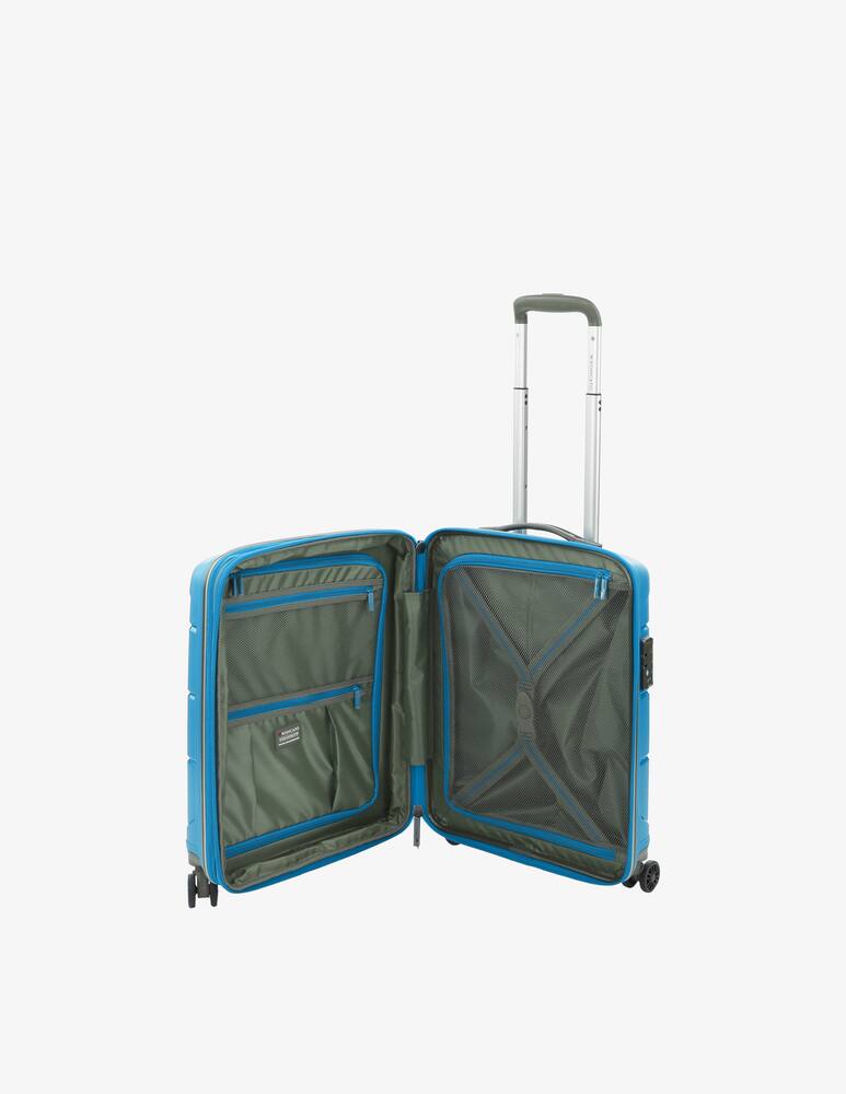 rinascente Roncato Flight Dlx Trolley Bagaglio A Mano 55X40X20/23 Cm Esp - Azzurro