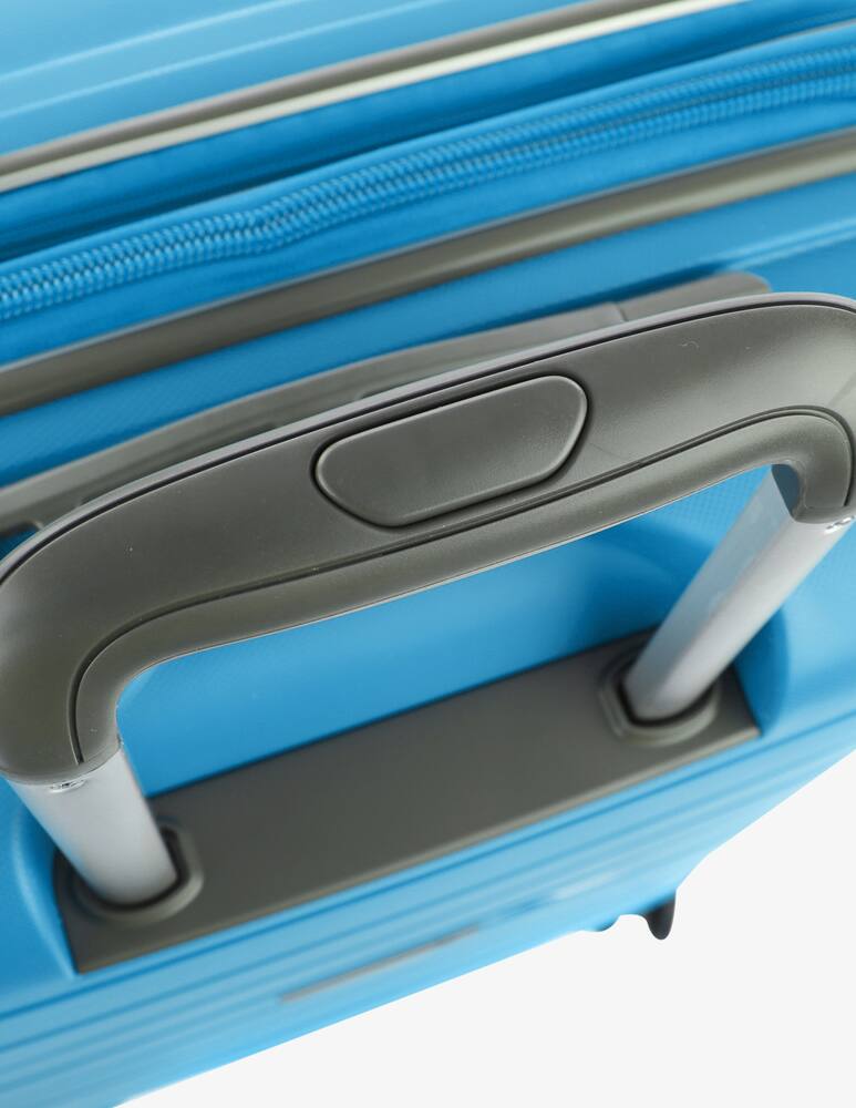 rinascente Roncato Flight Dlx Trolley Bagaglio A Mano 55X40X20/23 Cm Esp - Azzurro