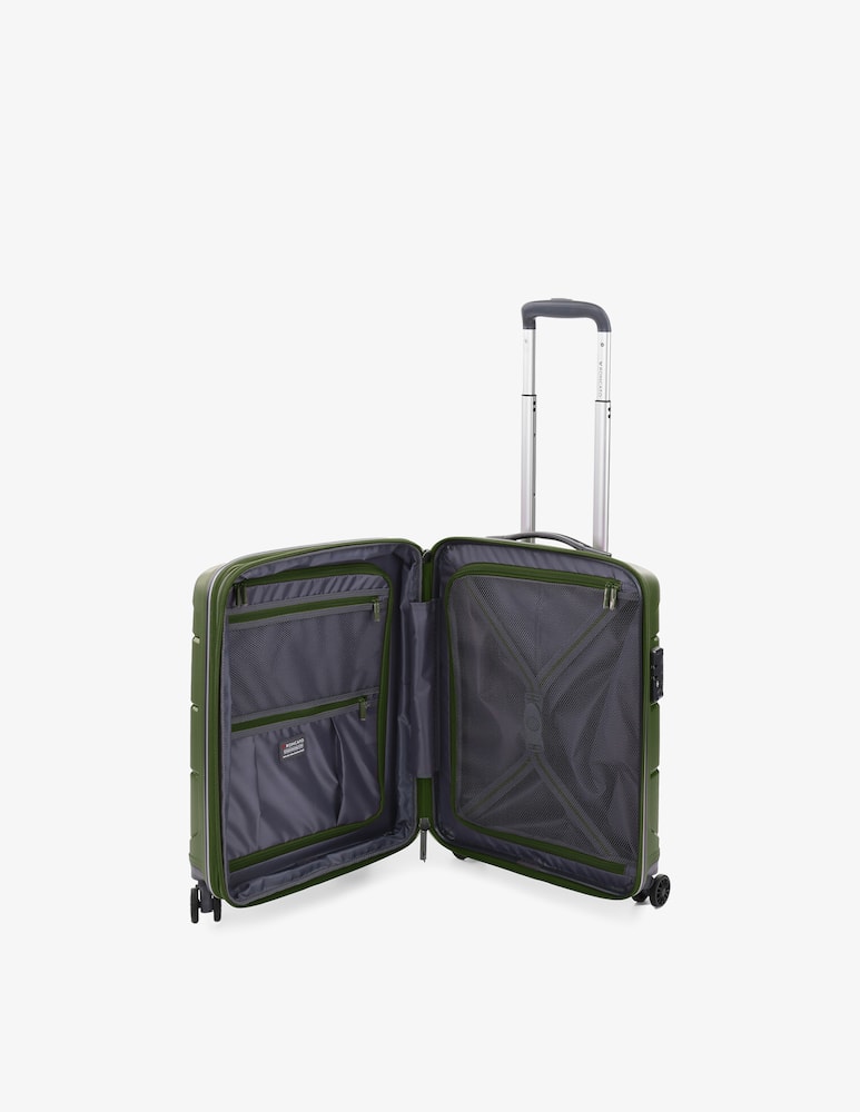 rinascente Roncato Flight Dlx Trolley Bagaglio A Mano 55X40X20/23 Cm Esp - Verde