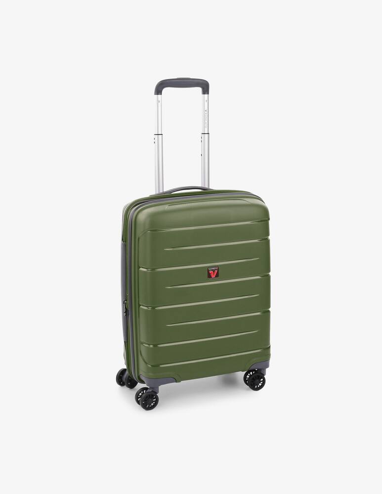 rinascente Roncato Flight Dlx Trolley Bagaglio A Mano 55X40X20/23 Cm Esp - Verde
