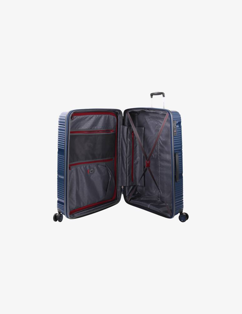 rinascente Roncato R-Lite  Large Trolley Expandable Dark Blue - Blue