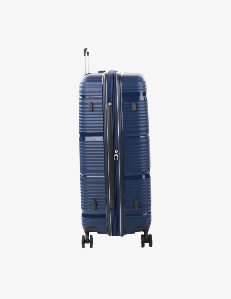 rinascente Roncato R-Lite  Large Trolley Expandable Dark Blue - Blue
