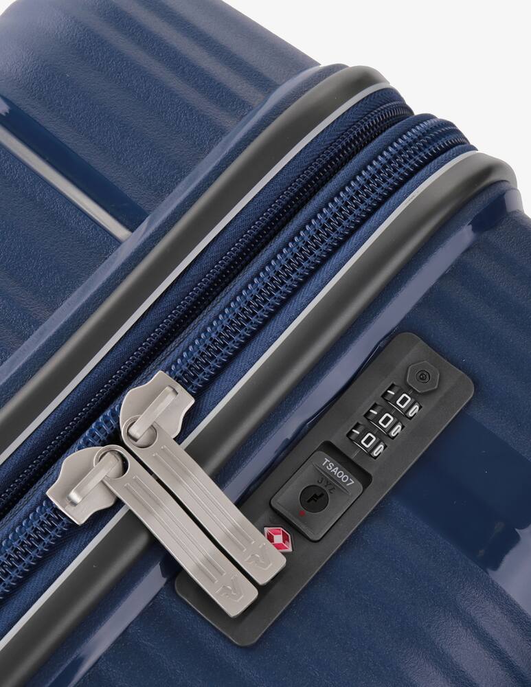 rinascente Roncato R-Lite  Large Trolley Expandable Dark Blue - Blue