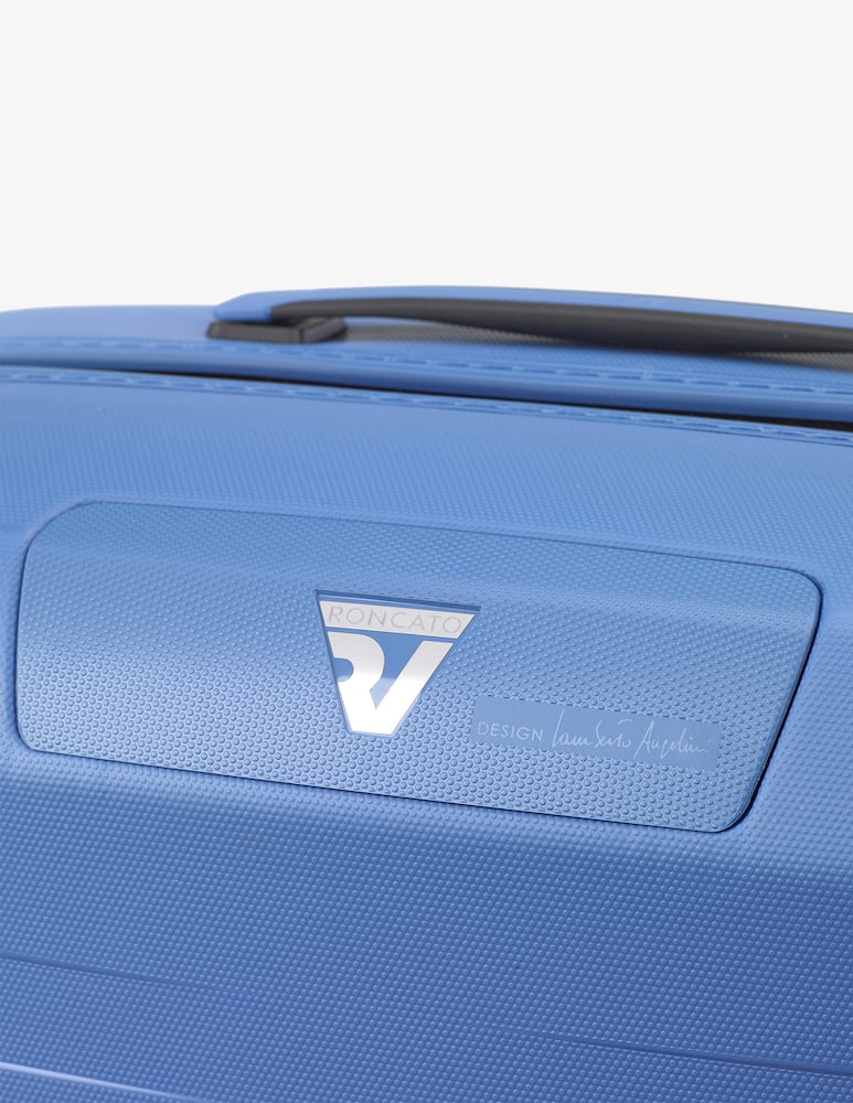 rinascente Roncato Box Young Large Trolley Check In - Blue