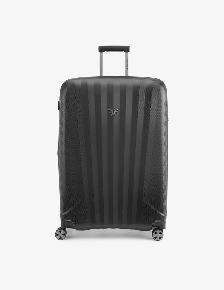 rinascente Roncato Uno Premium 3.0 Trolley Grande 80 Cm Espandibile - Nero/Nero