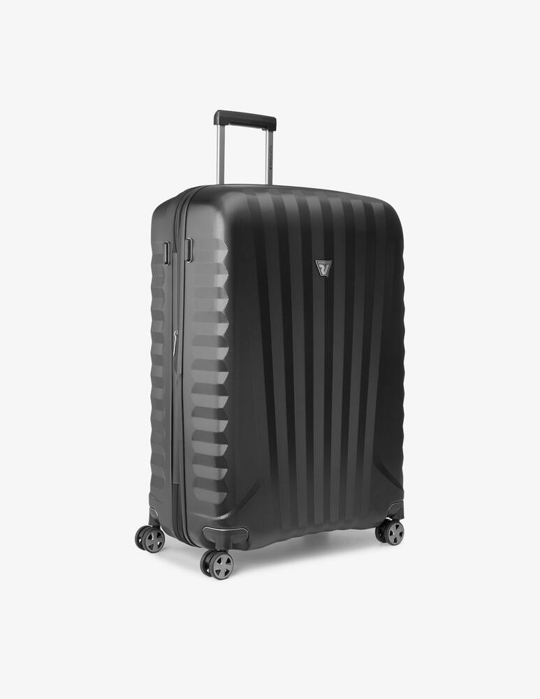 rinascente Roncato Uno Premium 3.0 Trolley Grande 80 Cm Espandibile - Nero/Nero
