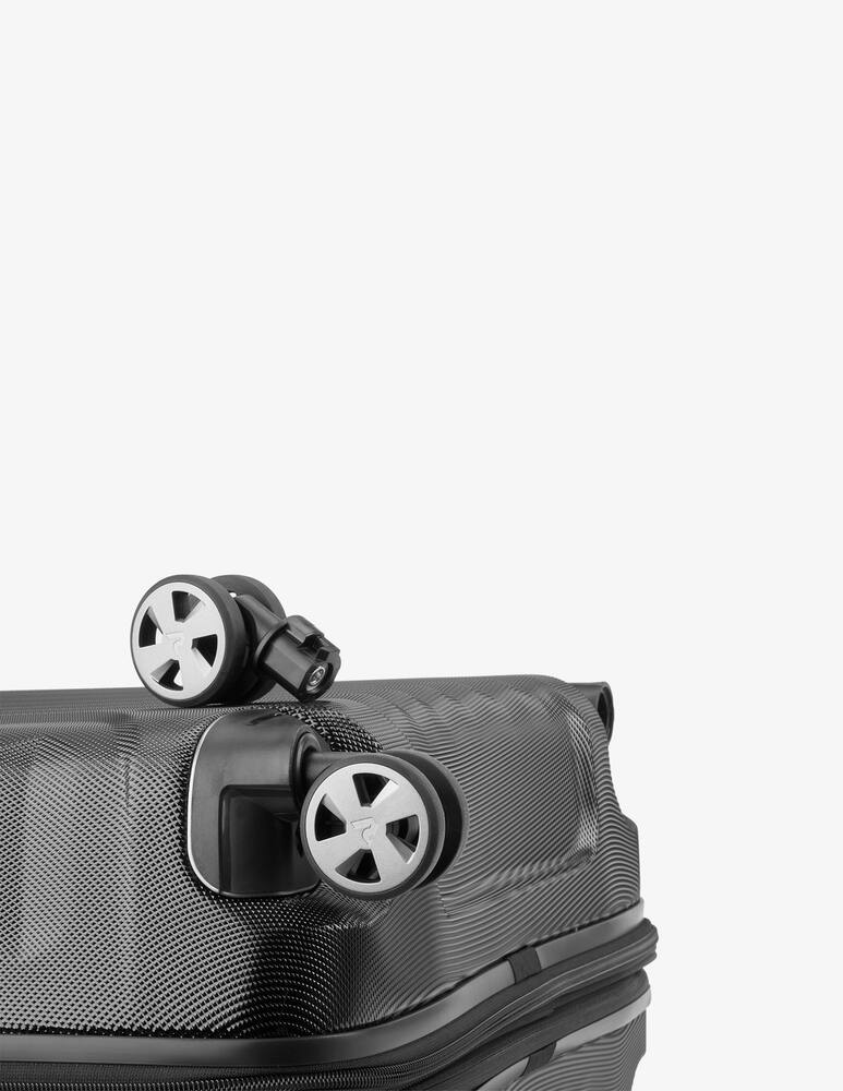 rinascente Roncato Uno Premium 3.0 Trolley Grande 80 Cm Espandibile - Nero/Nero