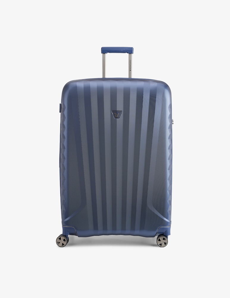 rinascente Roncato Uno Premium 3.0 Trolley Grande 80 Cm Espandibile - Blu/Blu