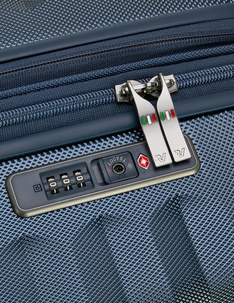 rinascente Roncato Uno Premium 3.0 Trolley Grande 80 Cm Espandibile - Blu/Blu