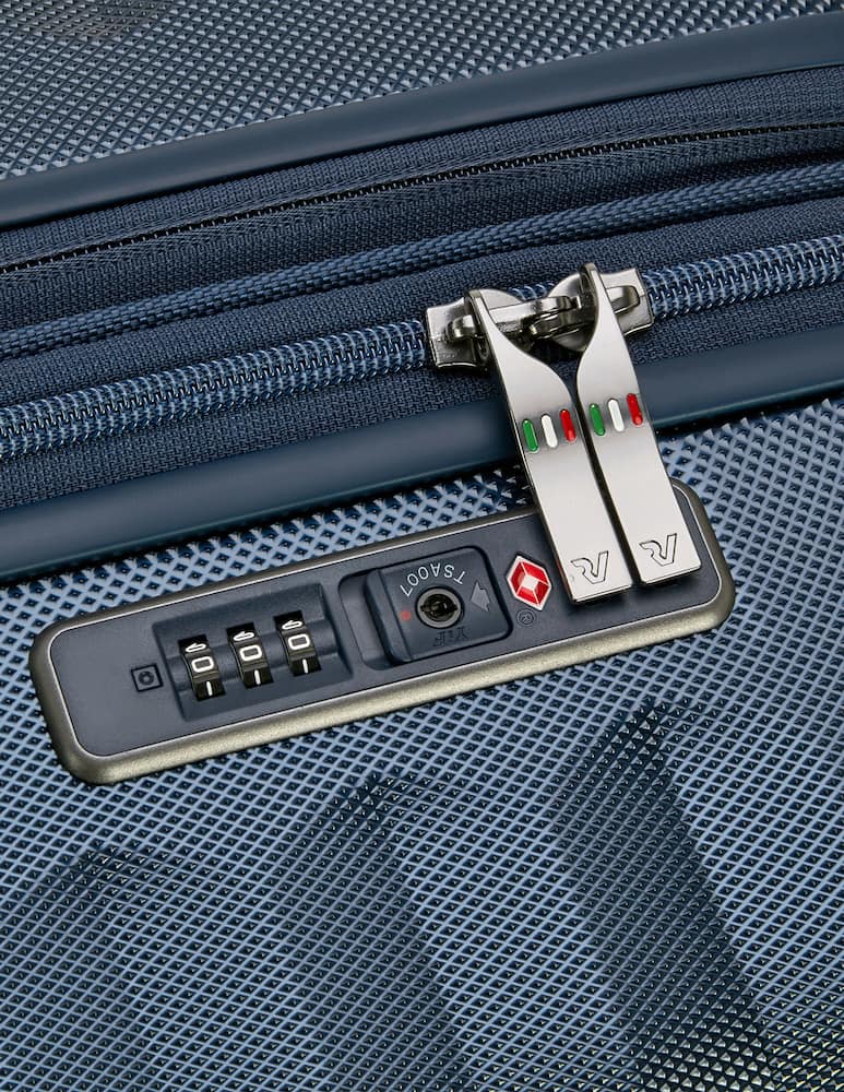rinascente Roncato Uno Premium 3.0 Cabin Spinner Expandable - Blue/Blue