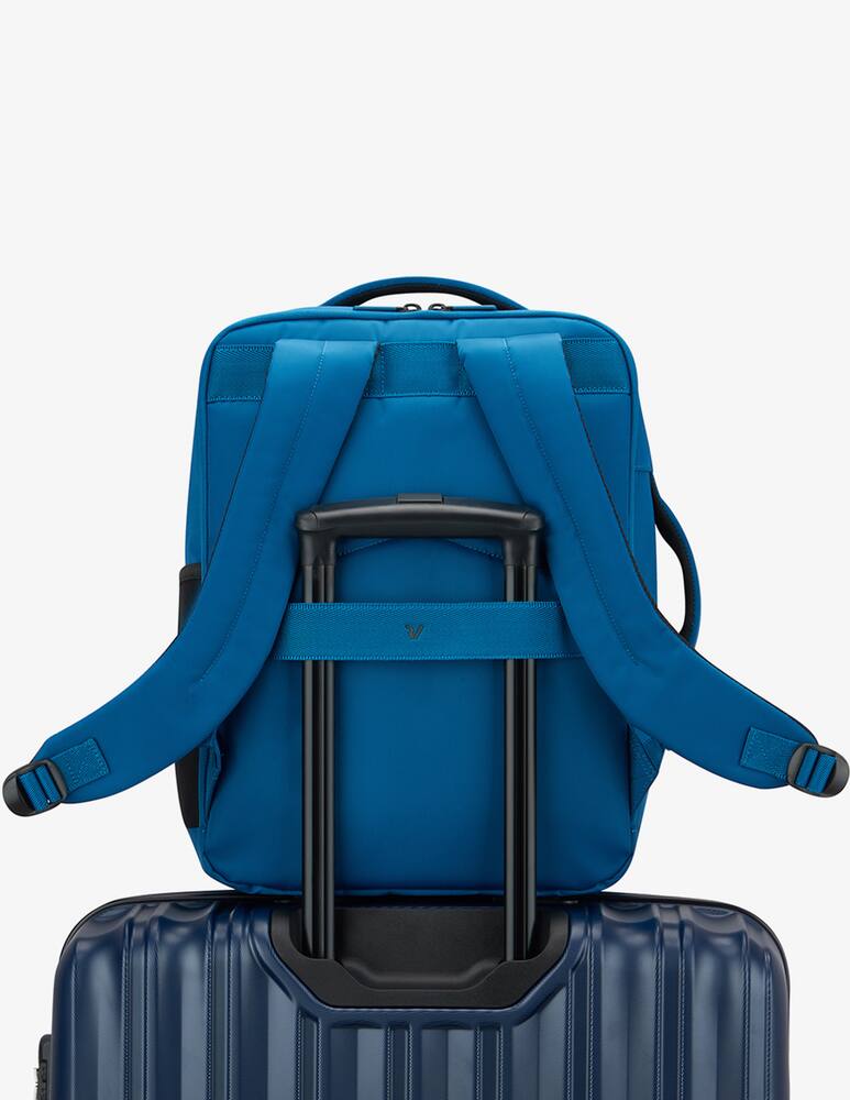 rinascente Roncato Move Vueling Travel Backpack With 15.6 Pc Comp. - Blue Lagoo