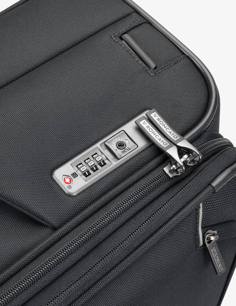 rinascente Roncato Gateway Trolley Medio 66 Cm Espandibile - Nero