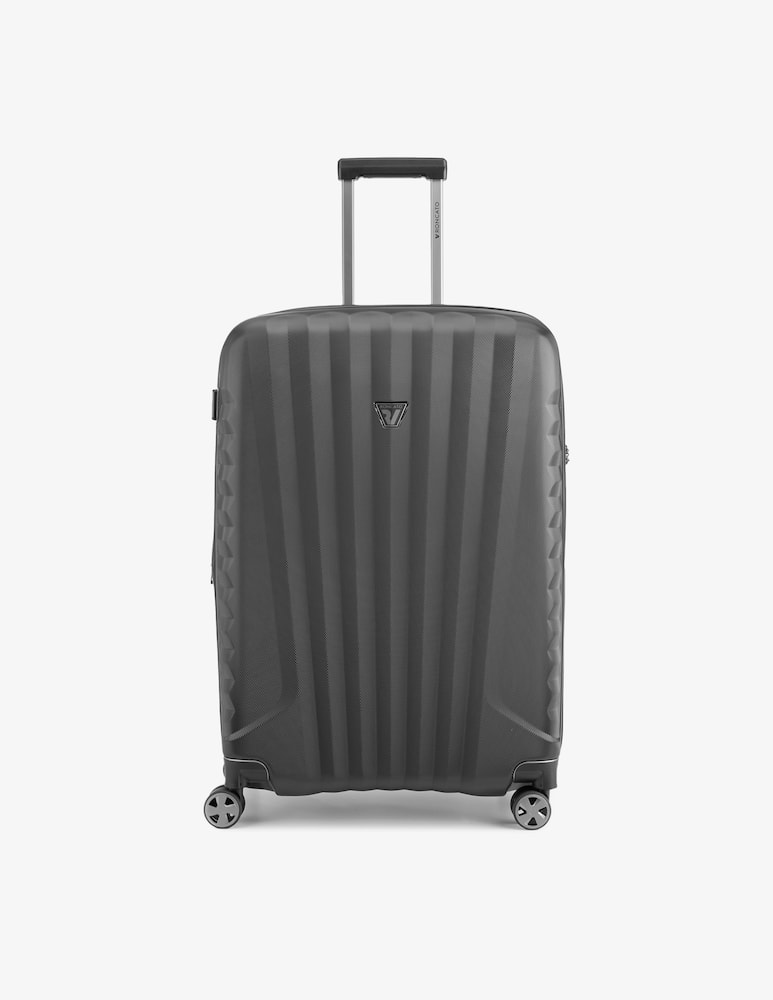 rinascente Roncato Uno Premium 3.0 Medium Spinner 75Cm Expandable - Black/Black