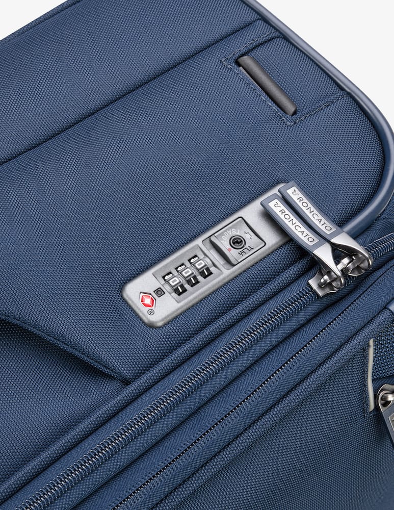 rinascente Roncato Gateway Medium Spinner 66 Cm Expandable - Blue