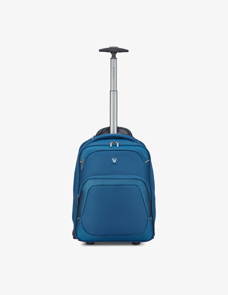 rinascente Roncato Gateway Wheeled Backpack With 17 Laptop Comp. Blue