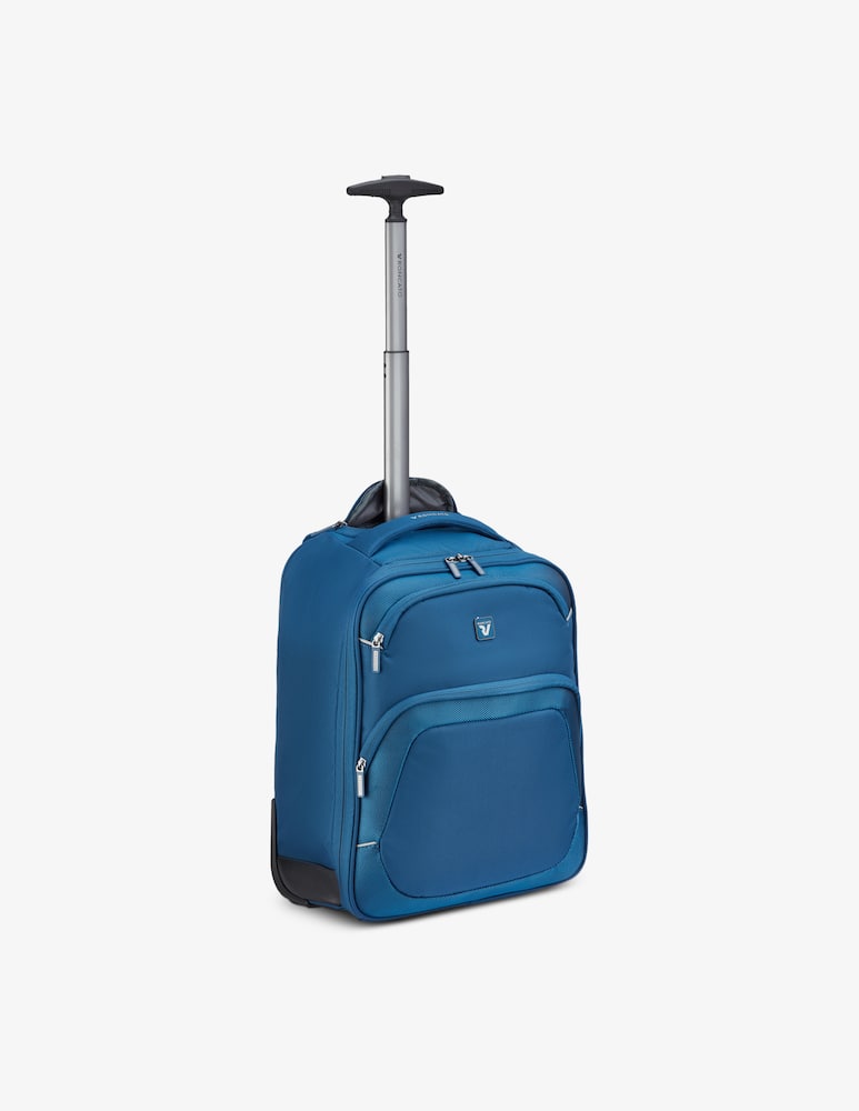 rinascente Roncato Gateway Wheeled Backpack With 17 Laptop Comp. Blue