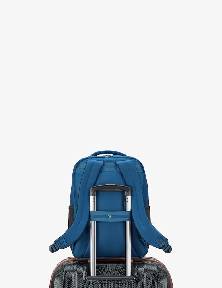 rinascente Roncato Gateway Vueling Travel Backpack With 15.6 Laptop Comp. Blue