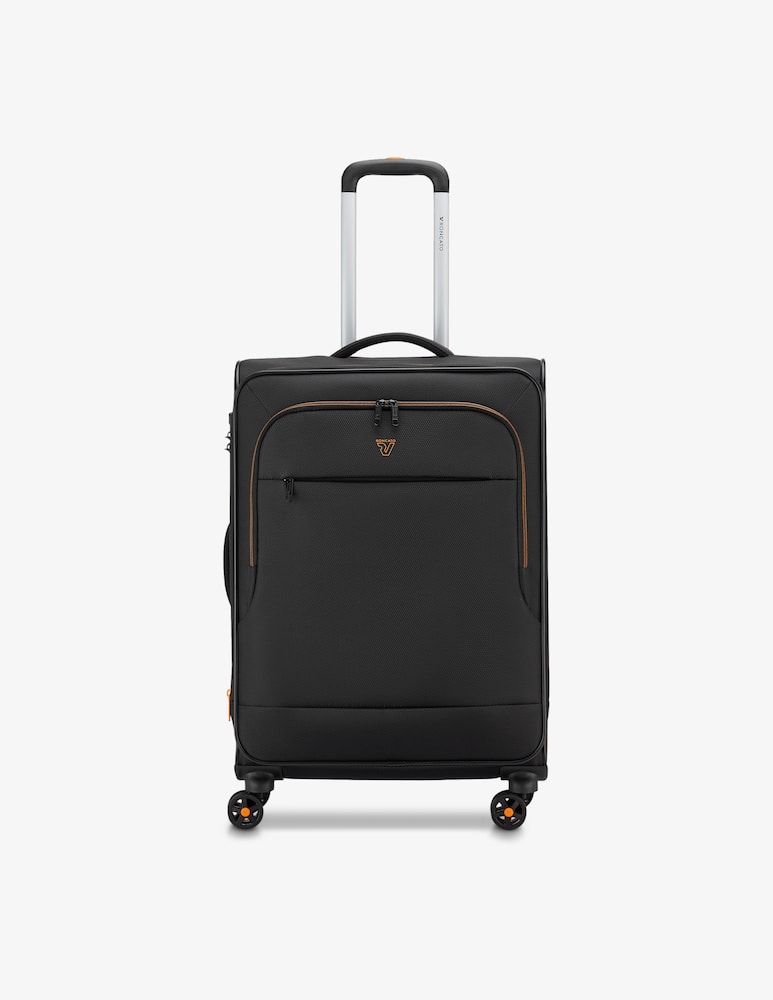 rinascente Roncato Flyover Medium Spinner 65 Cm Expandable - Black