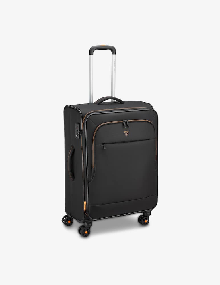 rinascente Roncato Flyover Medium Spinner 65 Cm Expandable - Black