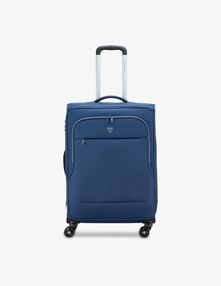 rinascente Roncato Flyover Medium Spinner 65 Cm Expandable - Night Blue