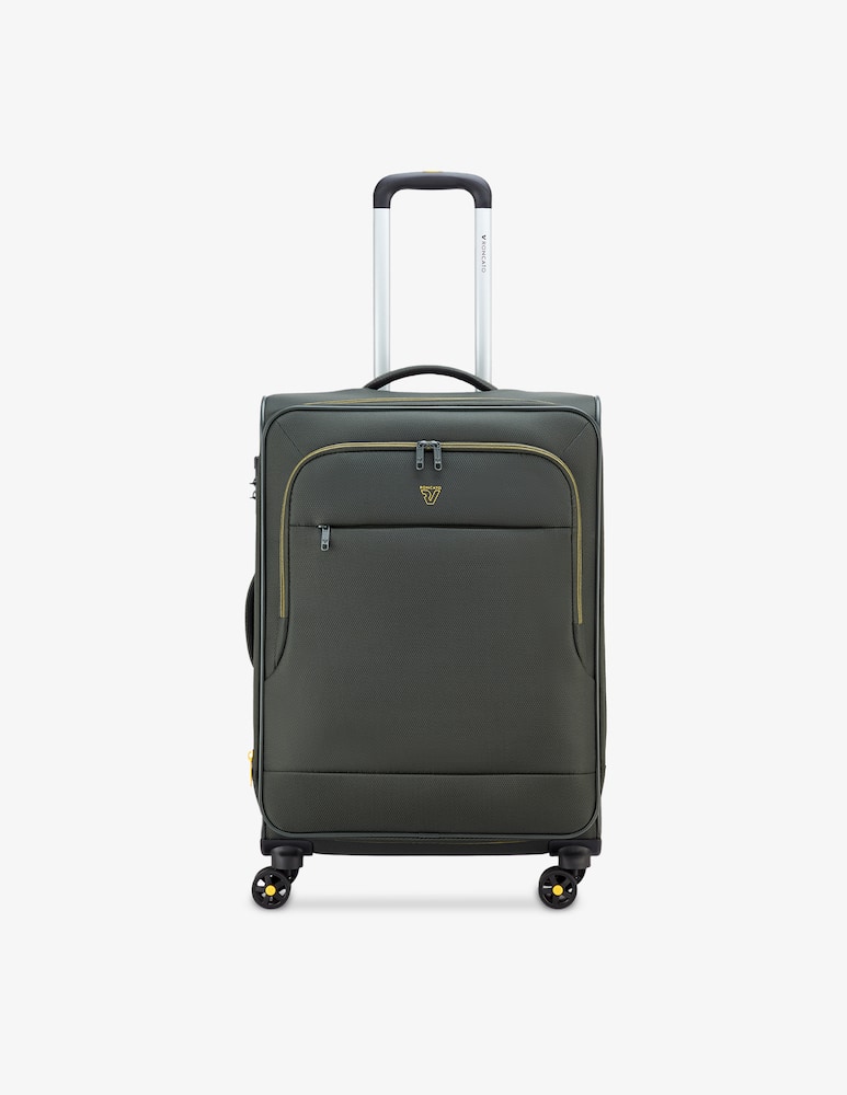 rinascente Roncato Flyover Medium Spinner 65 Cm Expandable - Forest Green