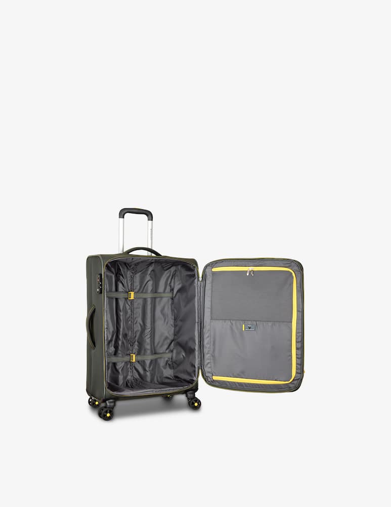 rinascente Roncato Flyover Medium Spinner 65 Cm Expandable - Forest Green