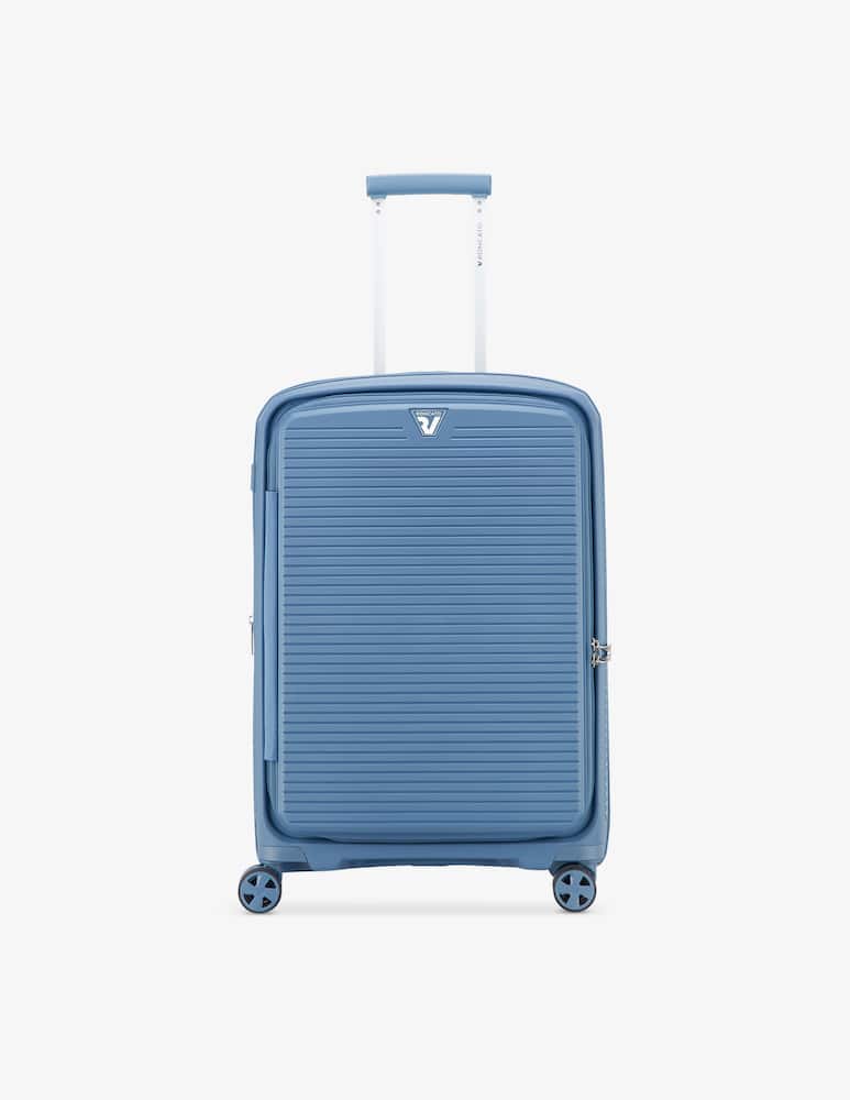 rinascente Roncato Arcade Dlx Medium Spinner 67 Cm Expandable - Avio Blue