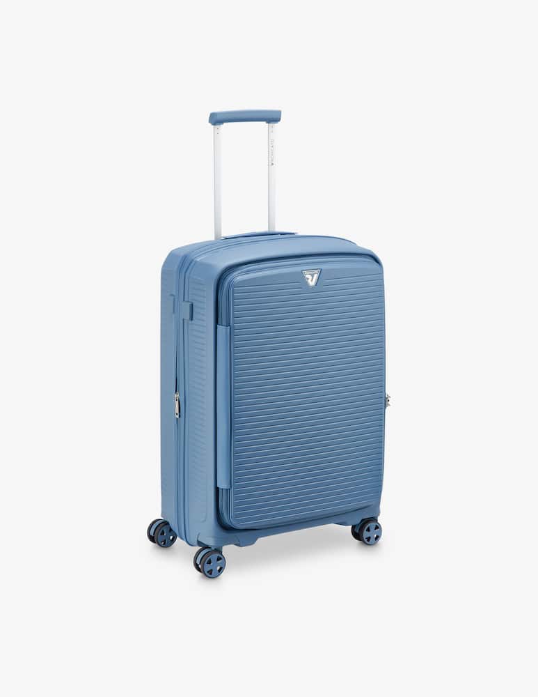 rinascente Roncato Arcade Dlx Medium Spinner 67 Cm Expandable - Avio Blue