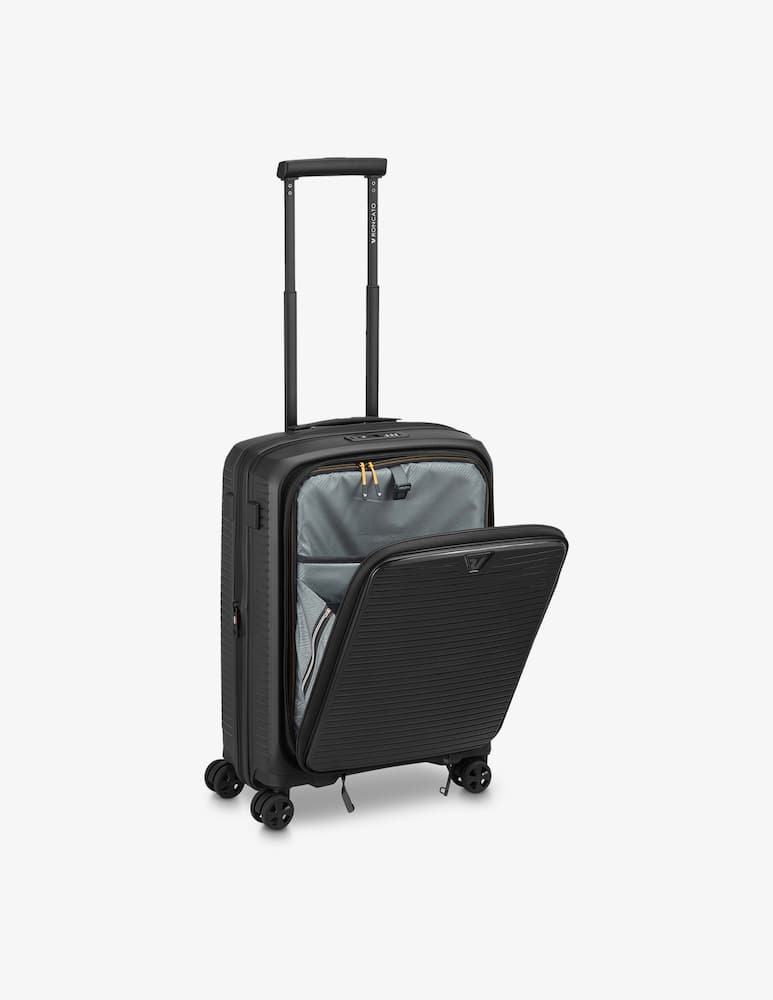 rinascente Roncato Arcade Dlx Cabin Spinner Expandable - Black