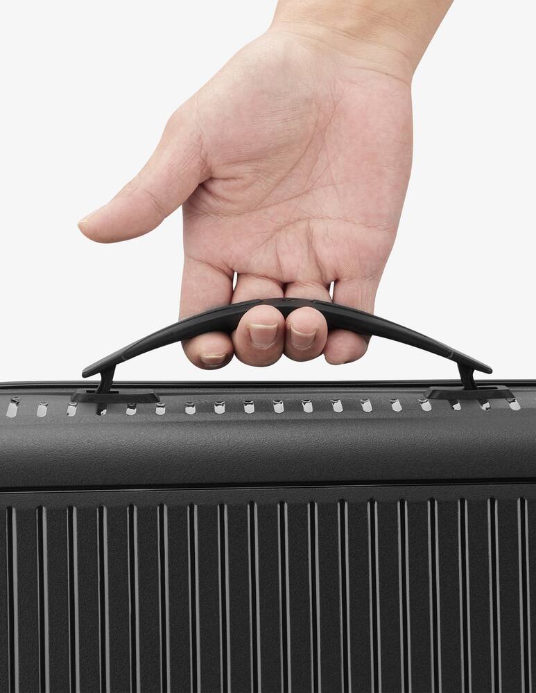 rinascente Roncato Arcade Dlx Cabin Spinner Expandable - Black