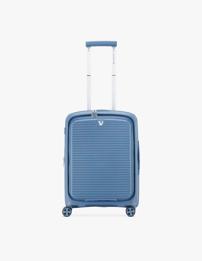rinascente Roncato Arcade Dlx Cabin Spinner Expandable - Avio Blue