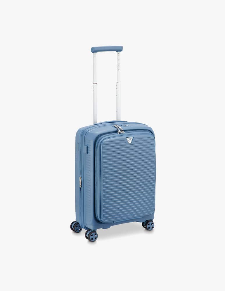 rinascente Roncato Arcade Dlx Cabin Spinner Expandable - Avio Blue
