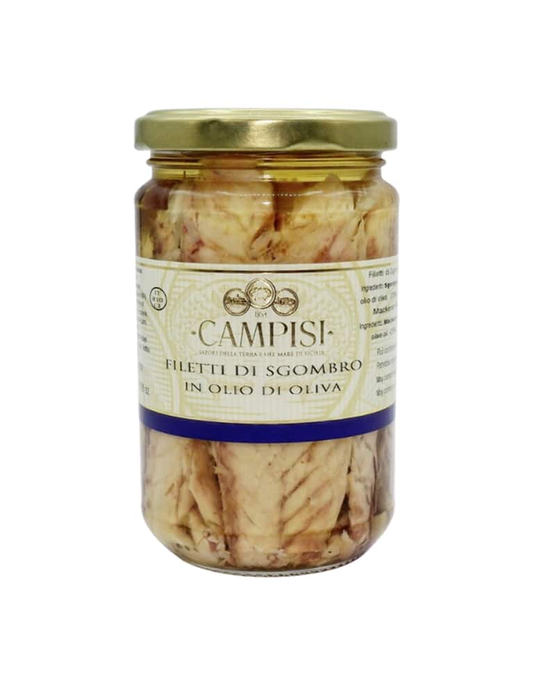 Campisi Mackerel Fillets In Olive Oil - picture 1 Campisi Mackerel Fillets In Olive Oil - picture 1