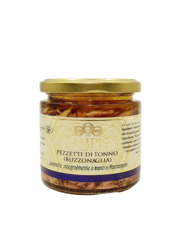 Campisi Tuna Bits(Buzzonaglia) In Olive Oil 220 G - picture 1 Campisi Tuna Bits(Buzzonaglia) In Olive Oil 220 G - picture 1